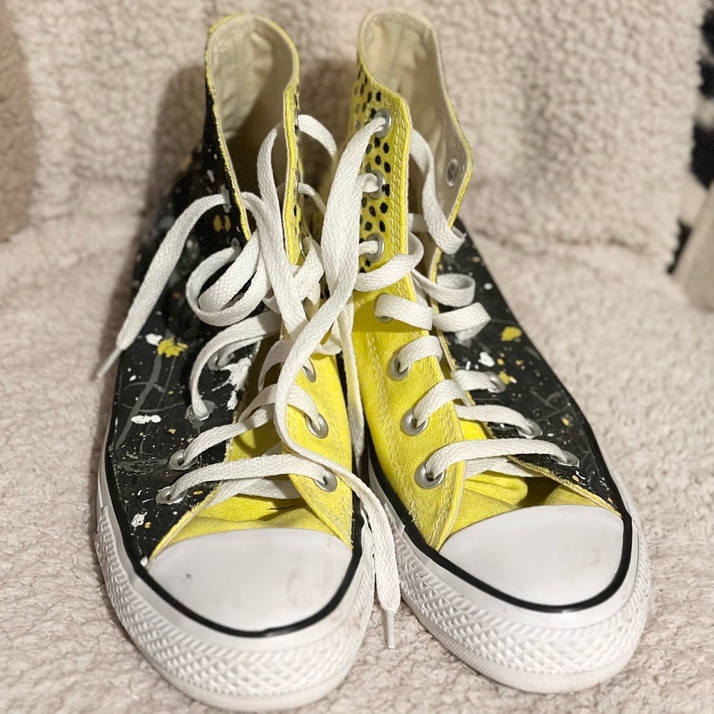 Custom Painted Chuck Taylor high top sneakers
